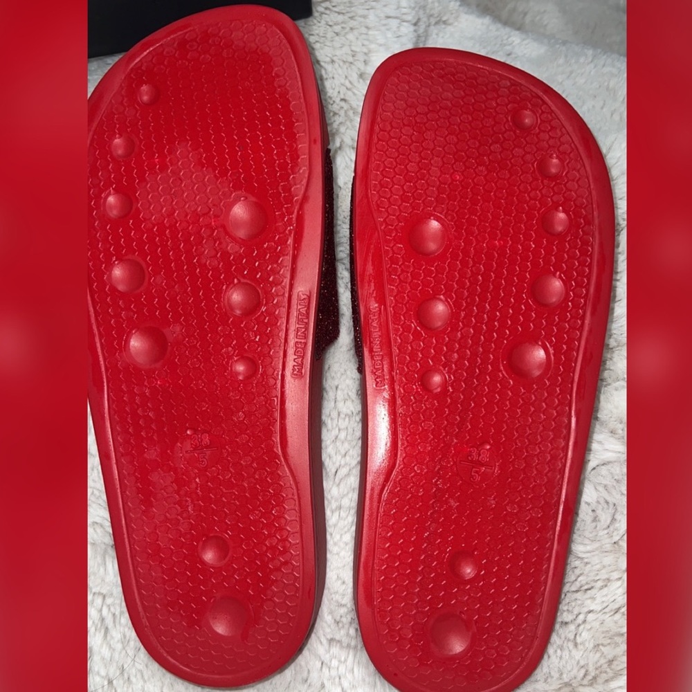 Nib Valentino Ruby Slides Slip Ons Slippers Women… - image 4